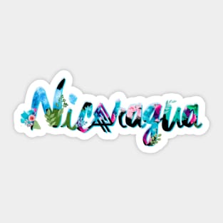 Nicaragua en primavera Sticker